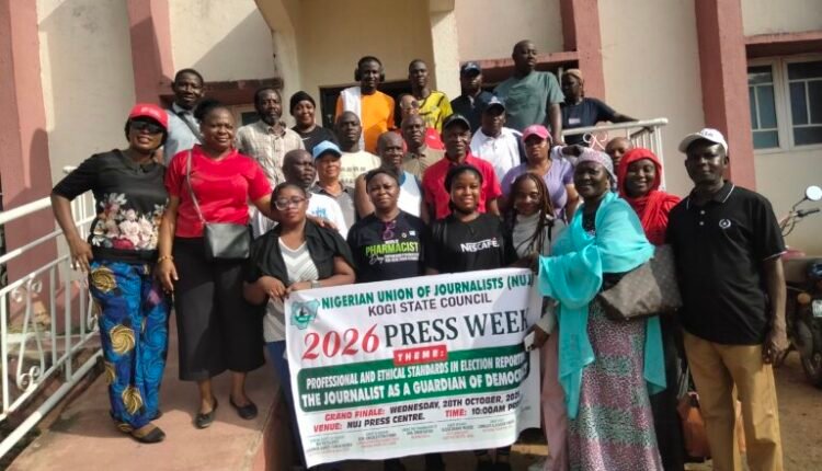 Kogi NUJ Press Week: Journalists hold road walk, promote fitness, unity