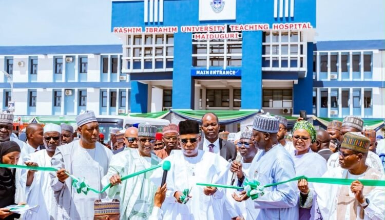 Shettima inaugurates teaching hospital, schools in Borno